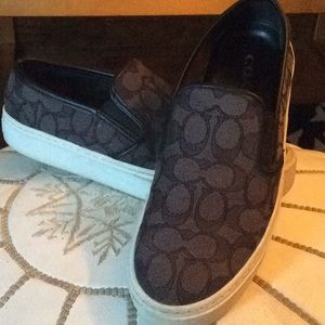 Coach slip on sneakers